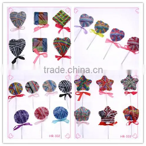 Colorful hair band Lollipop hair elastic, lollipop hair accessories