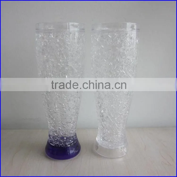 450ML 16OZ PBA free Ice gel freezer mugs beer tumbler cups with printing for promotion gift souvernirs