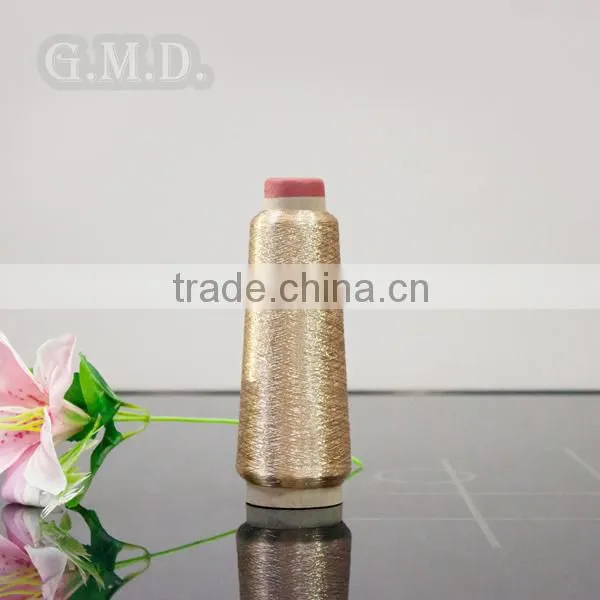 2015 promotional japanese golden metallic yarn