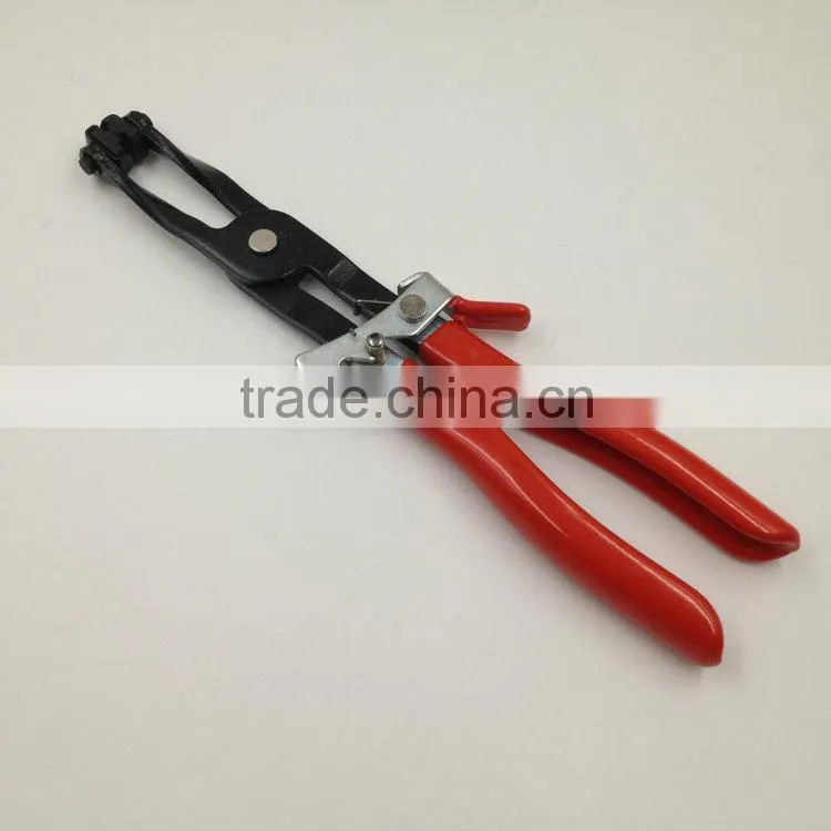 Professional Hand Tool 11" Steel Curved Hose Clamp Pliers