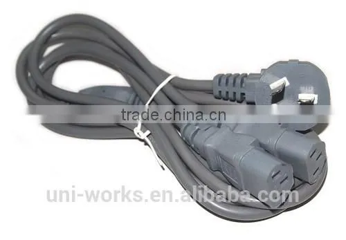 computer Y splitter power supply cord