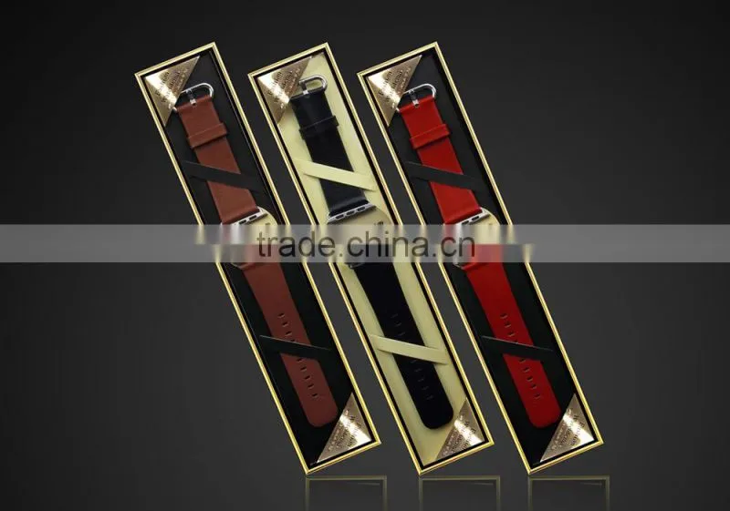 Fashion Series Genuine Leather Watch band For iWatch Wrist Strap For 42MM Apple Watch MT-4302