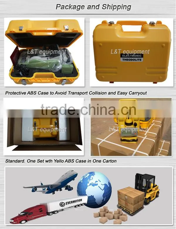 Electronic Theodolite White color Surveying Instrument