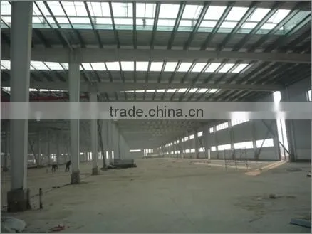 2016 China new qualified prefab factory building structure steel workshop