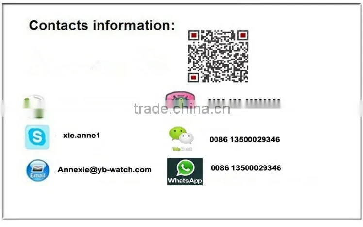China watch factory clock wrist watch