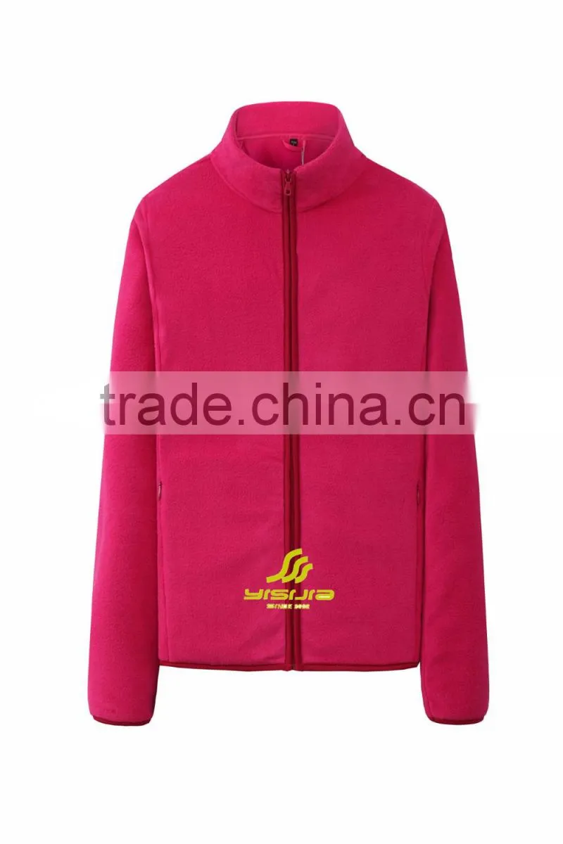Female and male Outdoor wear custom brand fleece softshell jacket