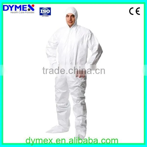 Disposable Non-woven Coverall With Hood and Boot