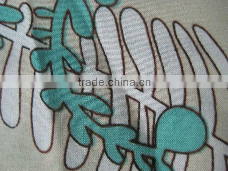 rayon challis printed fabric