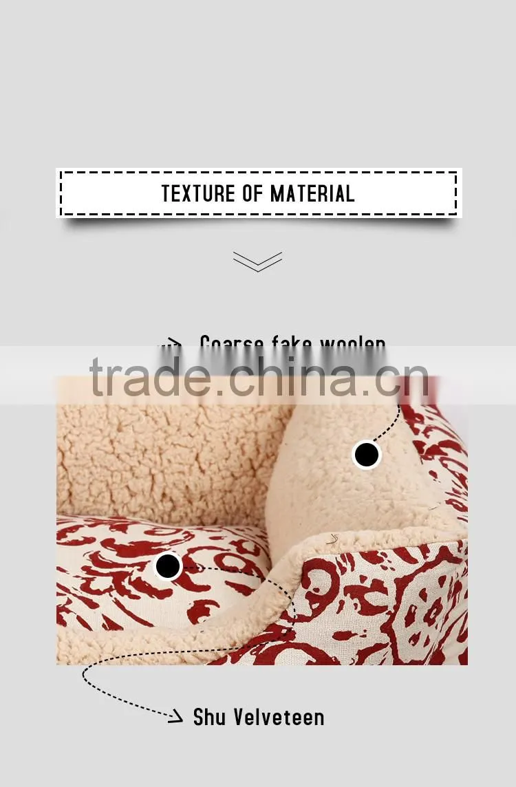 FASHION design and large space dog bed directly export from china