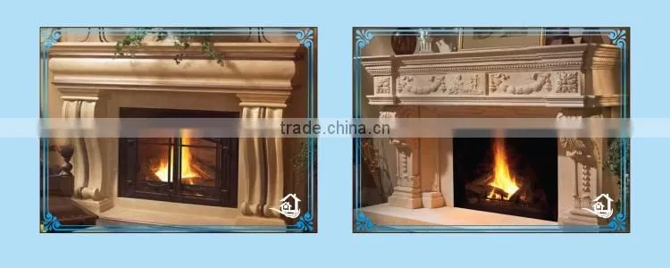 Antique fireplace mantels