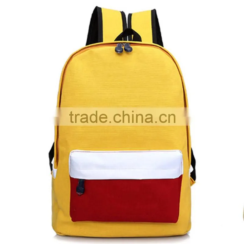 Colorful school bag cheap promotion light weight kids school bag