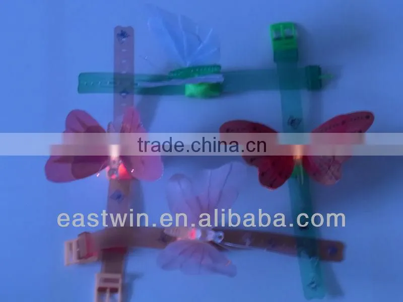 Brighter LED 3w Fiber optic butterfly Flower for decoration