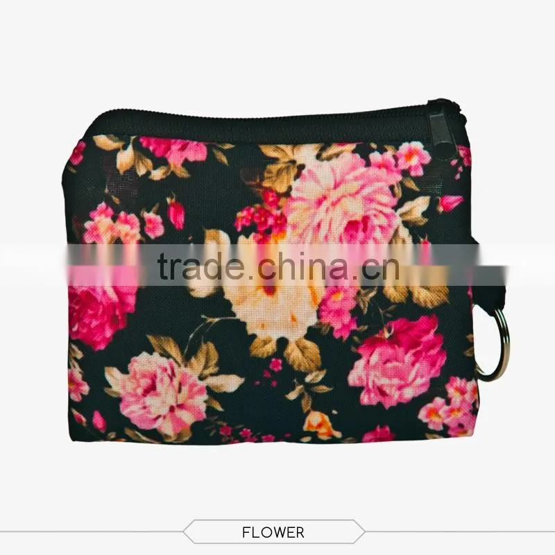 New Design Wholesale 3D Full Print Small Custom Ladies Coin Purse
