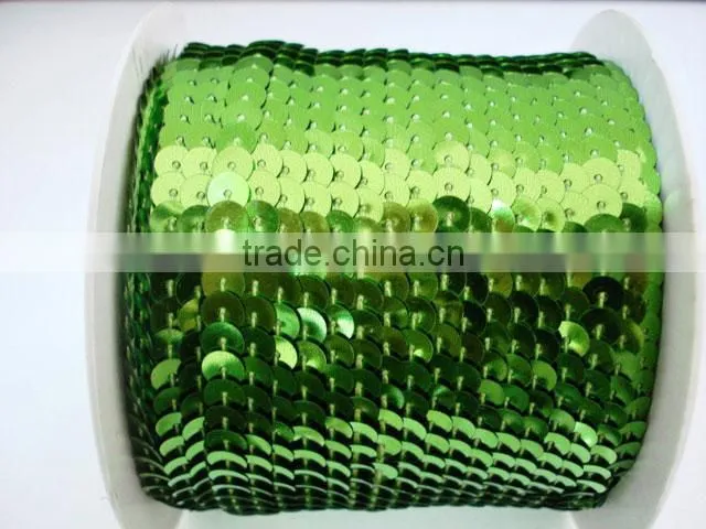 silver base color glass sequins trim 8# 16C-18C