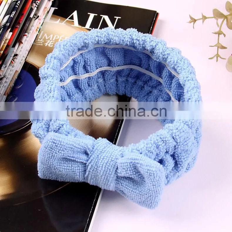 Pink color microfiber hair bands for sale
