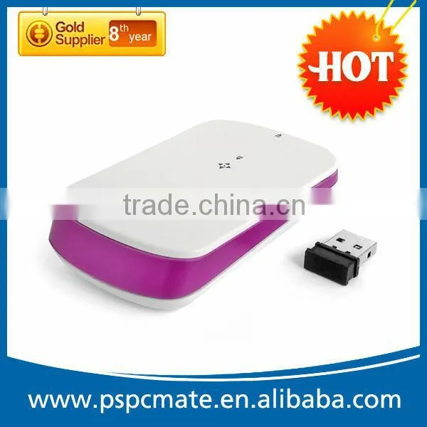 flat wireless touch mouse/TOUCH MICE 2.4G Wireless Mouse With Mini USB Receiver