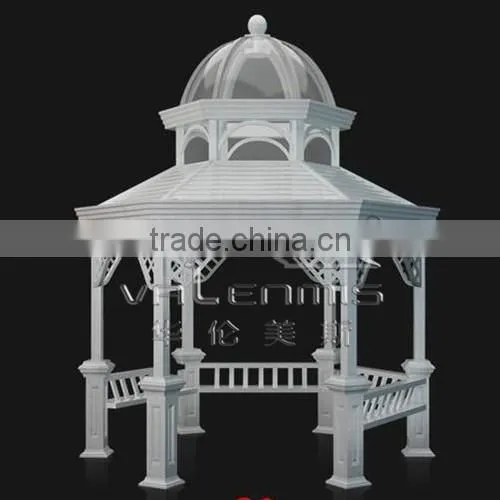 Aluminum frame with polycarbonate roof canopy