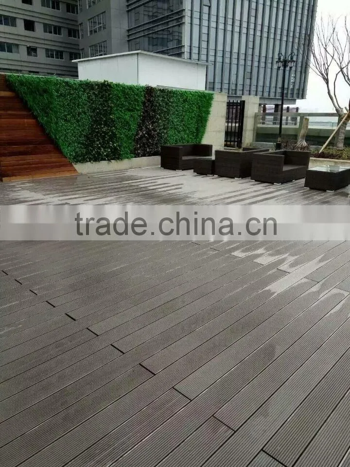 WPC decking for outdoor wood composite flooring/ waterproof outdoor deck flooring