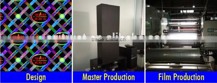 Holographic reflective window viny film