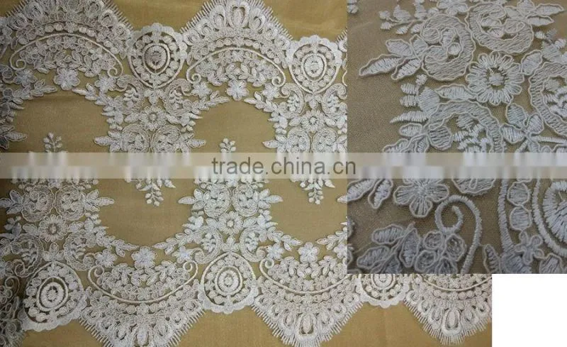 2014 newest design high quality bridal fabric