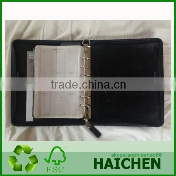 A4 EXECUTIVE CONFERENCE FOLDER ZIPPED CALCULATOR WITH NOTEPAD 4D RING BINDER [