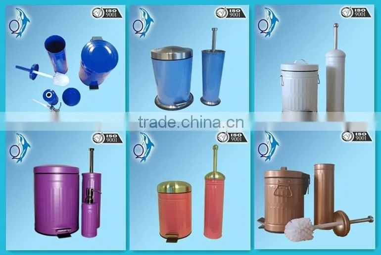 Eco-friendly bathroom accessories cheap metal toilet brush