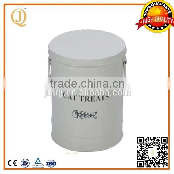 warehouse pet cat food container brand promotional dog food container metal