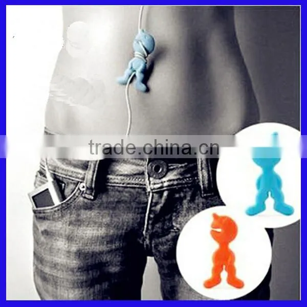 earphone cable silicone winder /headphones cable holder