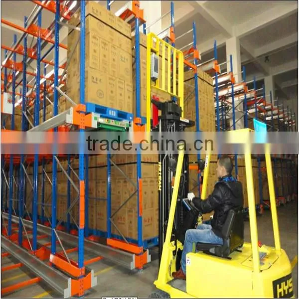 Popular radion shuttle racking for food storage