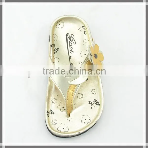 2014 New design nude child slipper for girls