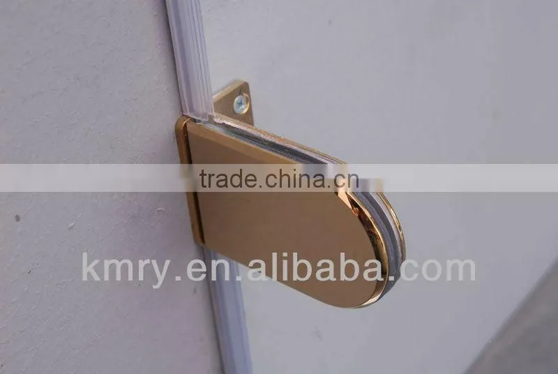Hot! Rectangle Golden Hinge Glass Shower Enclosures(KK3302)