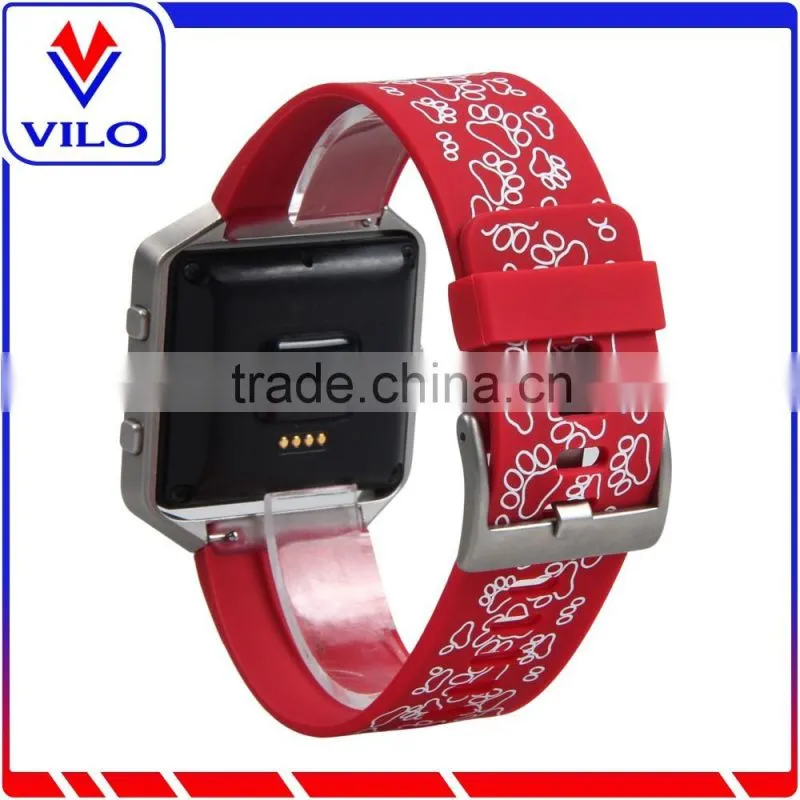 2016 Soft Silicone Bracelet Sport Strap Band for Fitbit Blaze, For Fitbit Blaze Rubber Wrist Strap