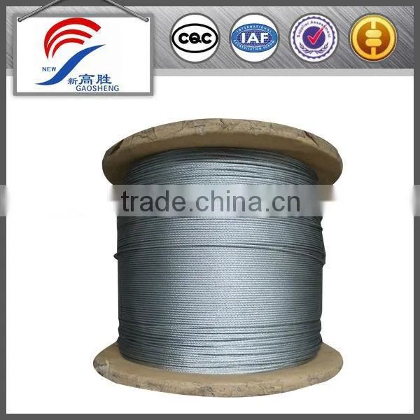 DIN3053 galvanized steel wire cable