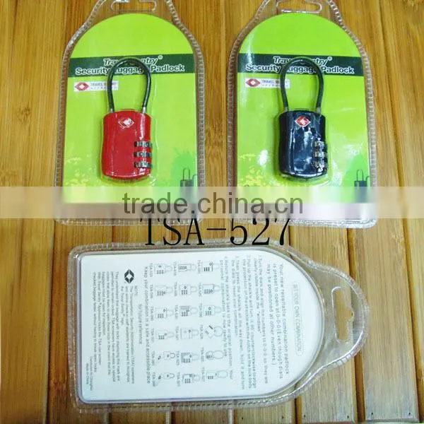 Popular Style Cheap Price Cable TSA lock For Luggage