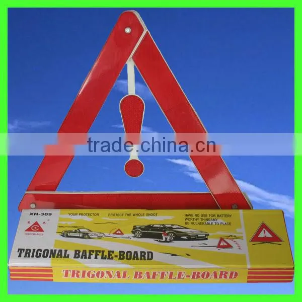 roadside vehicle security warning triangle