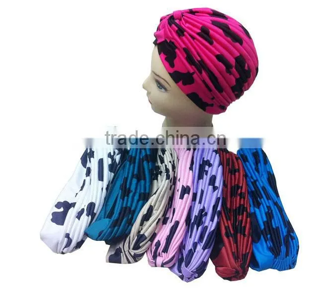Turban Head Wrap Band headband Hat Cap Chemo Bandana leopard