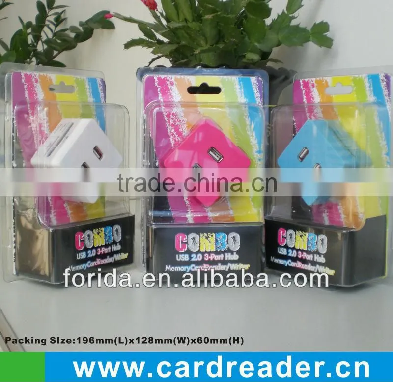 new arrival usb hub card reader combo