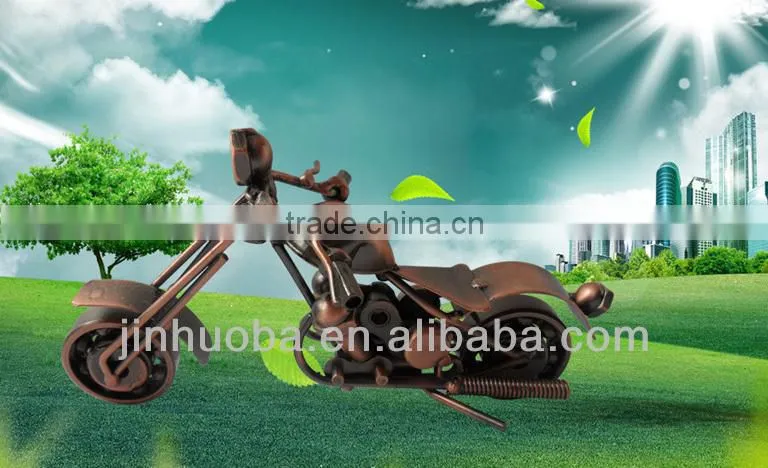 2013 latest metal moto model decoration