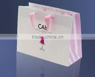 Recyclable Luxury Style Printed Gift Custom Shopping Paper Bag