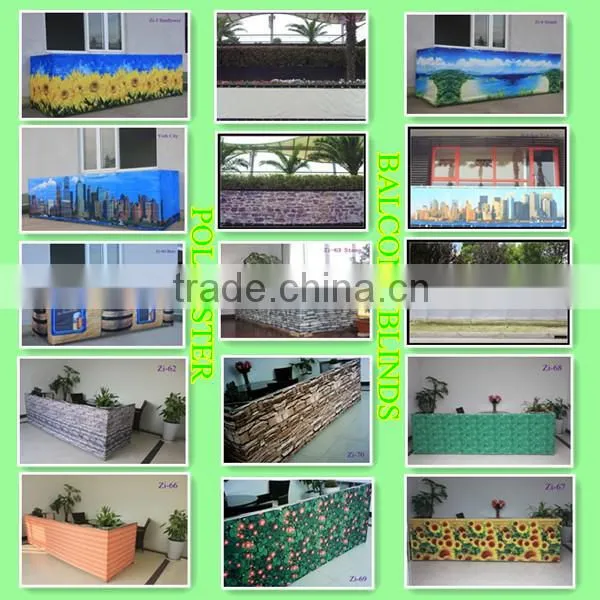 Home Garden Wind Screen Retractable Side Awning