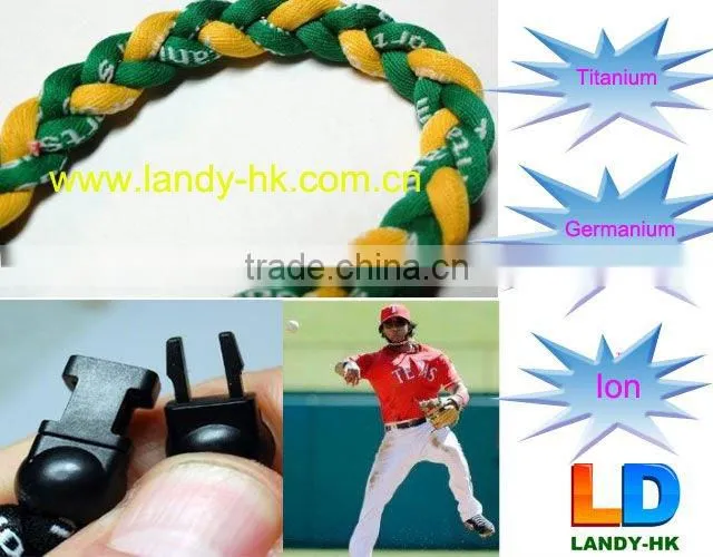 Cheap Fashion Triple Braided Ionic titanium necklace making
