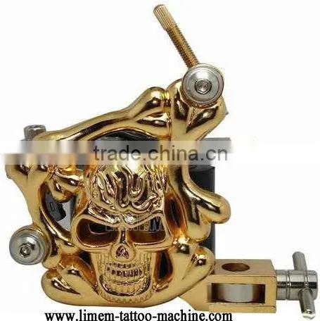 2013 professional handmade tattoo machine golden color