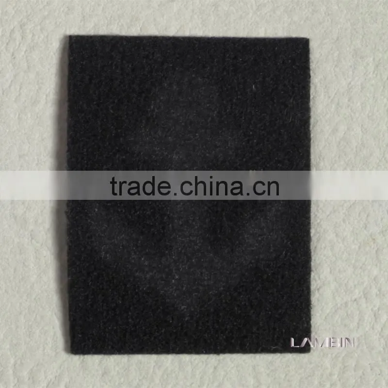 Custom embossed leather label leather patch for students clothing