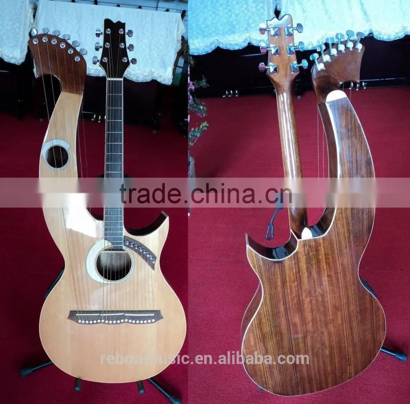 20 String Harp Acoustic Guitar