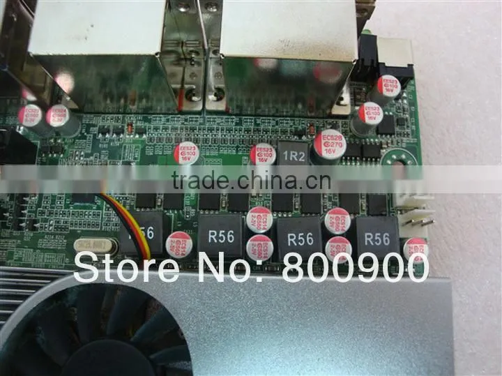 4 DVI-I multi-screen multi-graphics motherboard MINI ITX AMD APU R series with DC power 4SATA2COM
