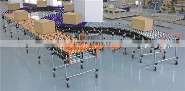 Telescopic wheel Conveyor