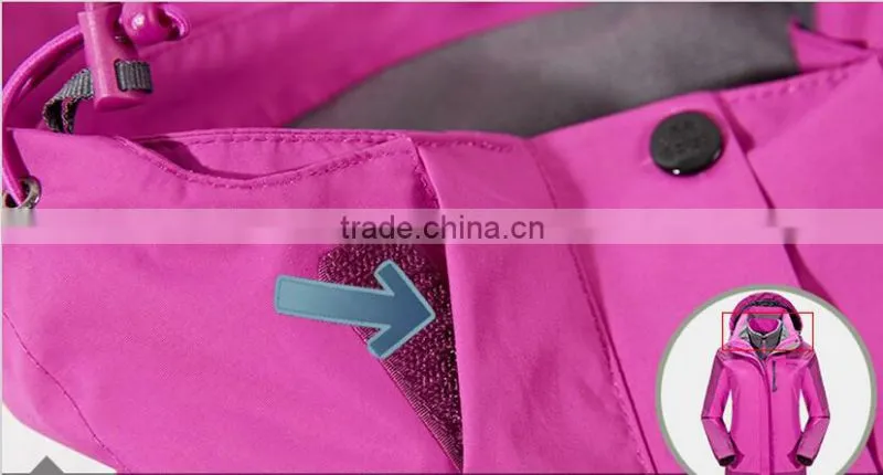 Custom Lady 3 in 1 Waterproof Sports Camping Wear