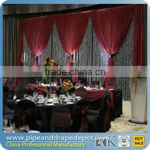 Wholesale latest ceiling drapery fabric and curtain accessory 2013 in RK