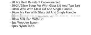 10pcs hard anodized cookware set