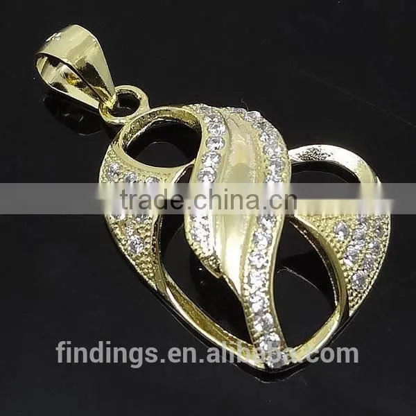 SJ3138 hot sale micro pave cz bead,925 sterling silver micro pave beads earrings jewelry